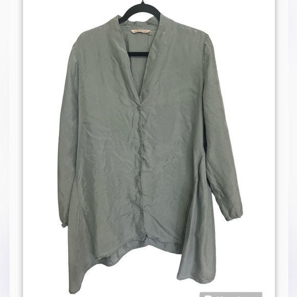 Soft Surroundings Laurel Tunic in Dusk Green - Picture 2 of 7